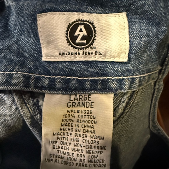 Blue Denim Overalls Y2K - Picture 2 of 4